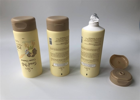 120g Dia50 white  tube  8c offset print with matt front oriented flip top cap cream cleanser
