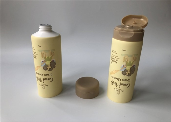 120g Dia50 white  tube  8c offset print with matt front oriented flip top cap cream cleanser