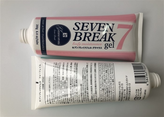Plastic Cream Packaging Tube White Seven Break 7 200g Diameter 50mm