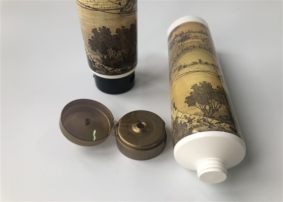 Pipe diameter 55 mm milk white tube Qingming Shanghe Figure 8 color offset printing 1 color silk screen