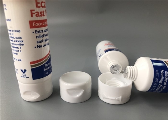 30ml Small Hand Cream Tube Packaging Extruded White Glossy Diameter 25mm
