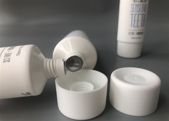 Matt Extruded Empty Cosmetic Tubes 5 Layer Toothpaste 75ml End Open With Screw Matt Cap
