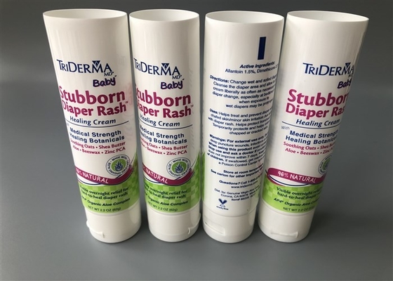 Empty Cosmetic Packaging Stubborn Diaper Rash Healing Cream Diameter 35mm Milk 62g