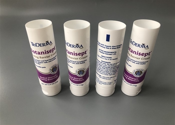 Dia 25 White Tube Banlk Clear Tube Packaging Glossy Tube 4c Offset Printing
