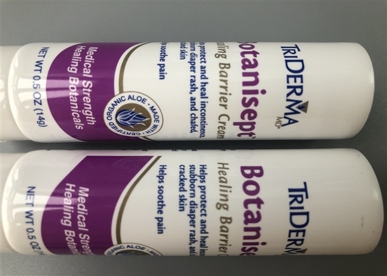 Dia 25 White Tube Banlk Clear Tube Packaging Glossy Tube 4c Offset Printing