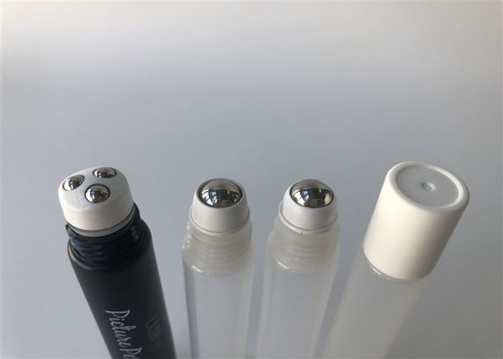 Black Lash Cosmetic Tube Packaging / Plastic Tubes With Caps 15ml2c Silk Screen Printing
