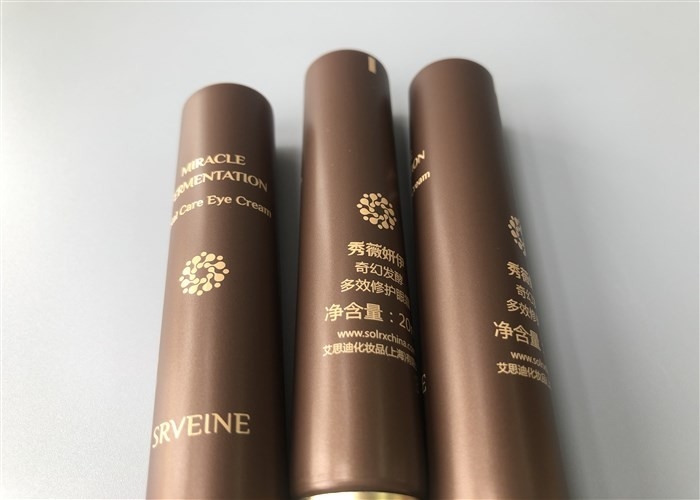 High Cap Empty Plastic Squeeze Tubes / Matt Finishing Plastic Cream Tubes